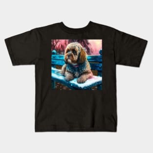 Cavoodle In The Park Kids T-Shirt